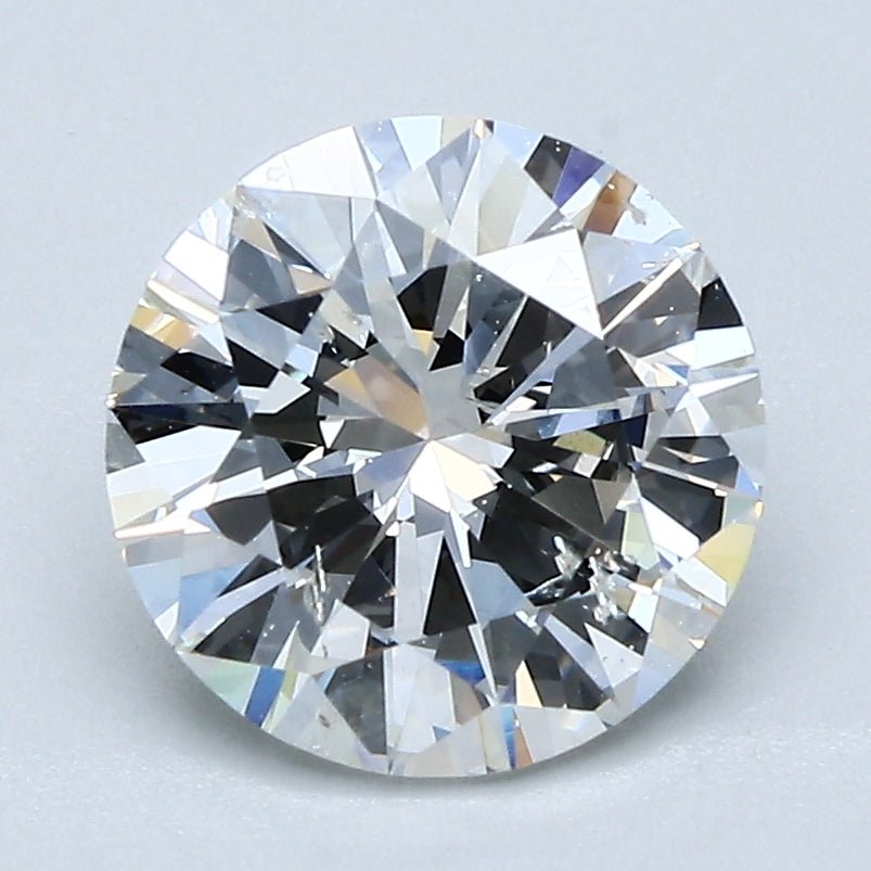 2 Carat Natural Diamond - Round - 2.16 - G - I1 - Diamonds By Rothschild