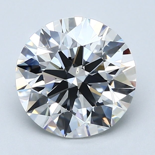 2 Carat Natural Diamond - Round - 2.2 - F - VS1 - Diamonds By Rothschild