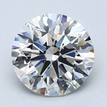 2 Carat Natural Diamond - Round - 2.2 - F - VS1 - Diamonds By Rothschild