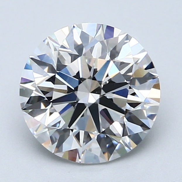 2 Carat Natural Diamond - Round - 2.2 - F - VS1 - Diamonds By Rothschild