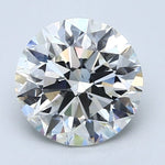 2 Carat Natural Diamond - Round - 2.2 - H - VS2 - Diamonds By Rothschild