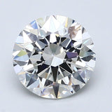 2 Carat Natural Diamond - Round - 2.2 - H - VVS1 - Diamonds By Rothschild