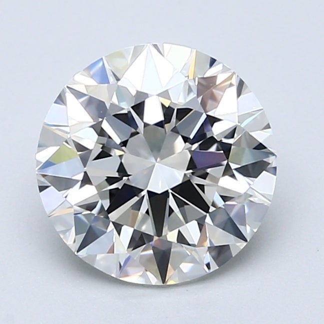 2 Carat Natural Diamond - Round - 2.2 - H - VVS1 - Diamonds By Rothschild