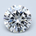 2 Carat Natural Diamond - Round - 2.3 - D - VVS2 - Diamonds By Rothschild