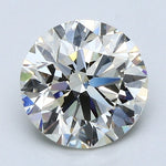 2 Carat Round Cut Natural Diamond - L VS2 - 2.04ct - EX Cut Grade