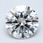 2 Carat Round Cut Natural Diamond - H VS1 - 2.0ct - EX Cut Grade