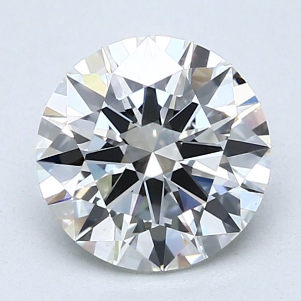 2 Carat Round Cut Natural Diamond - H VS1 - 2.0ct - EX Cut Grade