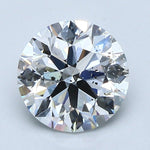 2 Carat Round Cut Natural Diamond - E SI2 - 2.11ct - EX Cut Grade