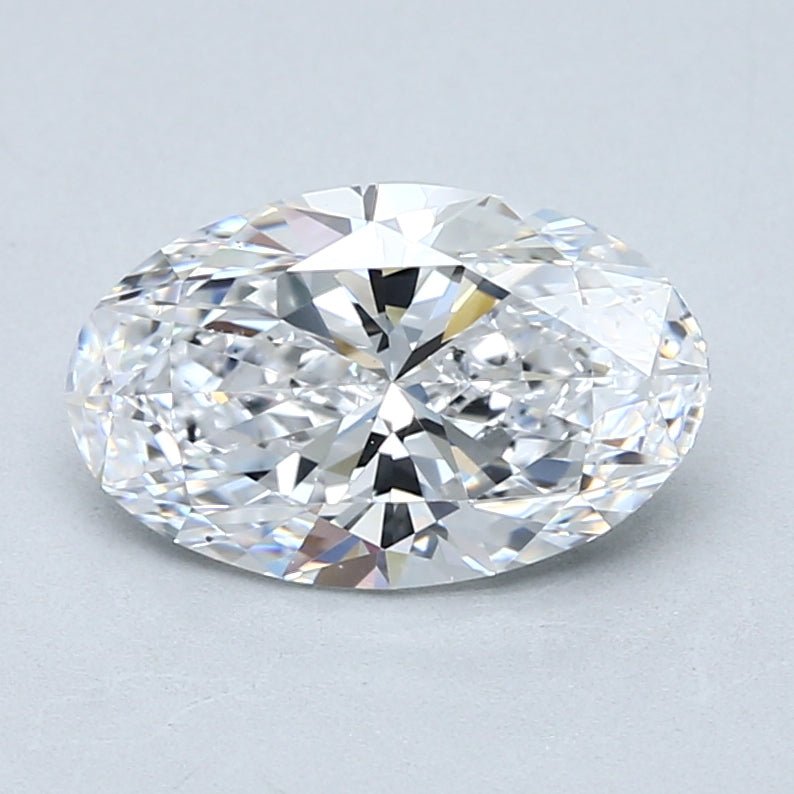 2 Carat Oval Cut Natural Diamond - D VS2 - 2.21ct - VG Cut Grade - Diamonds By Rothschild
