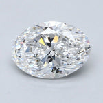 2 Carat Oval Cut Natural Diamond - D VS2 - 2.2ct - VG Cut Grade - Diamonds By Rothschild