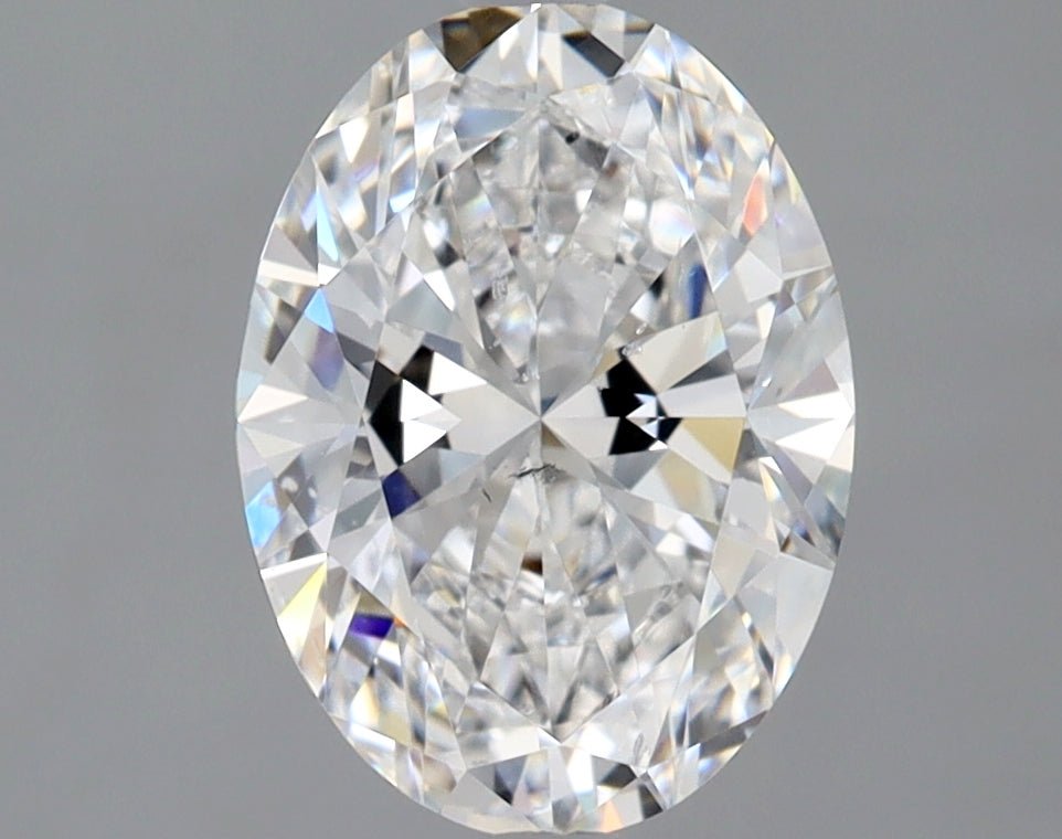 2 Carat OVAL - Natural Diamond - 1.8 - D - SI2 - VG - VG - Diamonds By Rothschild