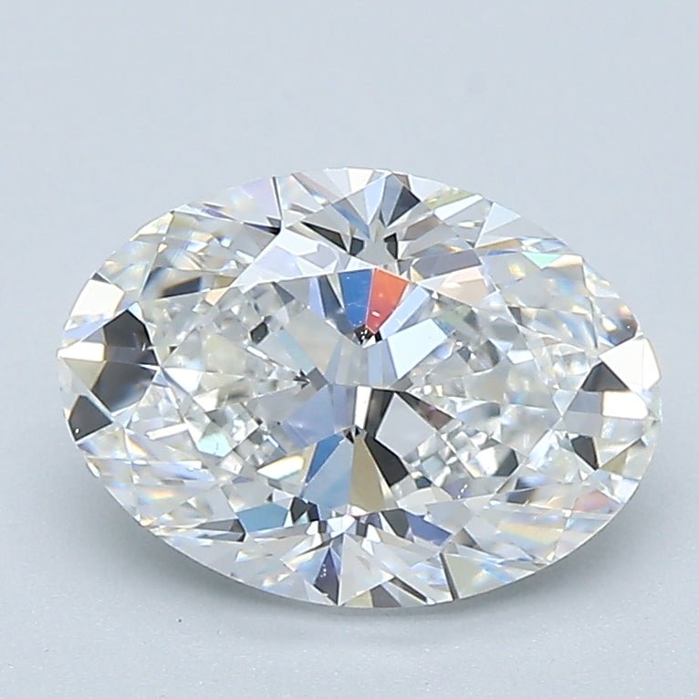 2 Carat Oval - Natural Diamond - 1.8 - D - VS2 - VG - EX - EX - Diamonds By Rothschild