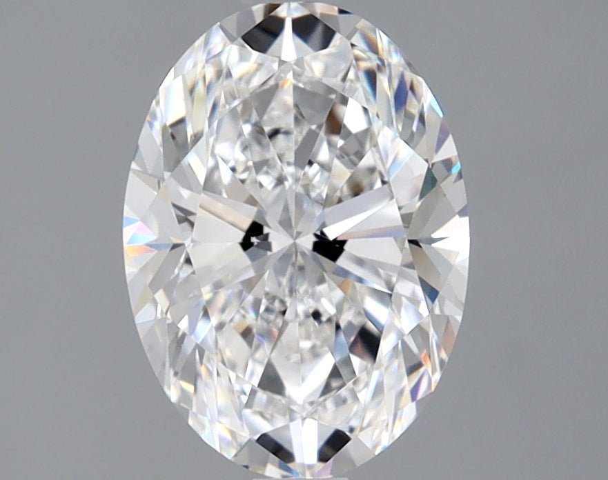 2 Carat Oval - Natural Diamond - 1.8 - D - VVS1 - EX - EX - Diamonds By Rothschild