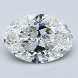 2 Carat Oval - Natural Diamond - 1.8 - F - Very Very Slightly Included - VG - EX - VG - Diamonds By Rothschild