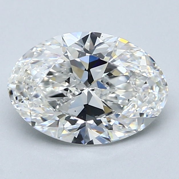 2 Carat Oval - Natural Diamond - 1.8 - F - Very Very Slightly Included - VG - EX - VG - Diamonds By Rothschild