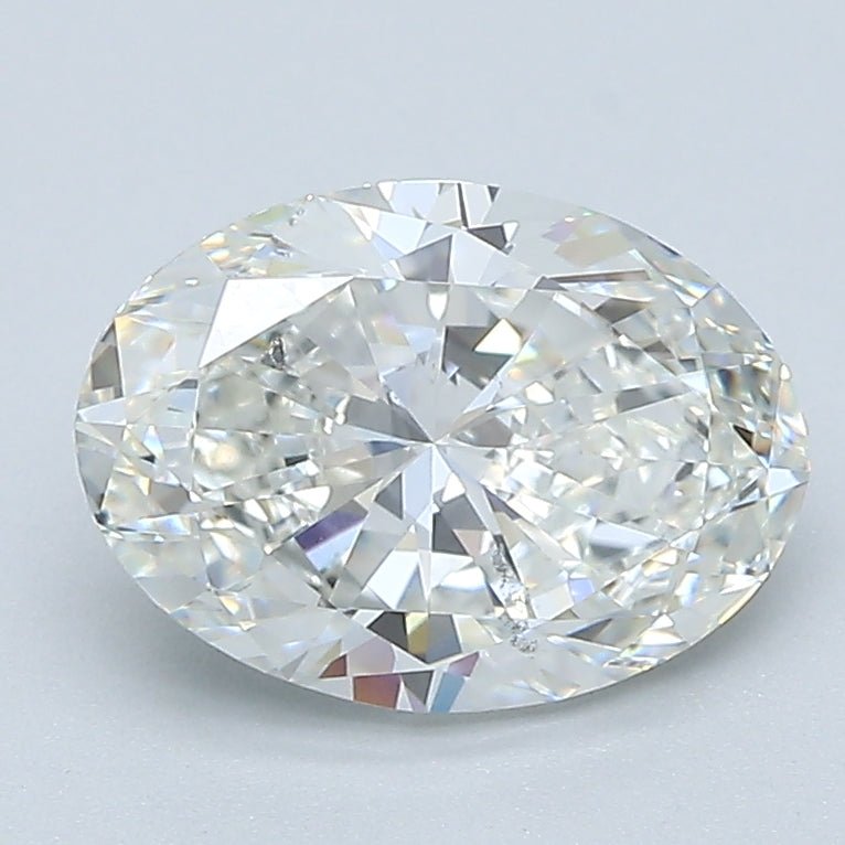 2 Carat Oval - Natural Diamond - 1.8 - G - SI1 - VG - EX - EX - Diamonds By Rothschild