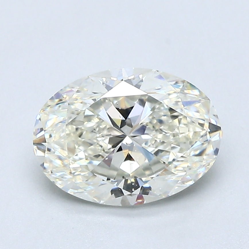 2 Carat Oval - Natural Diamond - 1.8 - I - SI1 - EX - EX - Diamonds By Rothschild