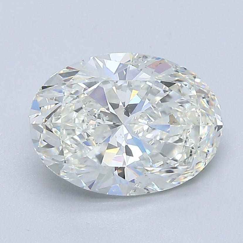 2 Carat Oval - Natural Diamond - 1.9 - H - SI2 - EX - EX - Diamonds By Rothschild