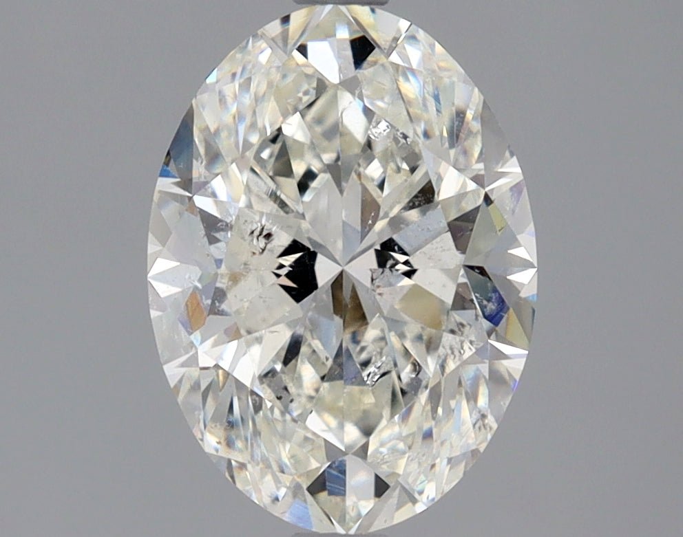 2 Carat Oval - Natural Diamond - 1.9 - I - SI2 - VG - EX - VG - Diamonds By Rothschild