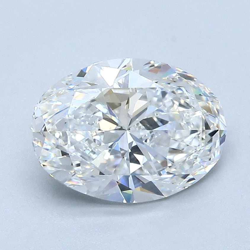 2 Carat Oval - Natural Diamond - 1.91 - F - VVS2 - VG - EX - EX - Diamonds By Rothschild