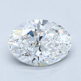 2 Carat Oval - Natural Diamond - 2 - D - SI1 - VG - EX - EX - Diamonds By Rothschild