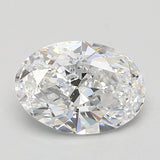2 Carat Oval - Natural Diamond - 2 - D - VS1 - VG - VG - Diamonds By Rothschild