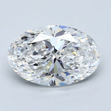 2 Carat Oval - Natural Diamond - 2 - D - VS2 - VG - EX - VG - Diamonds By Rothschild