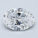 2 Carat Oval - Natural Diamond - 2 - D - VS2 - VG - EX - VG - Diamonds By Rothschild