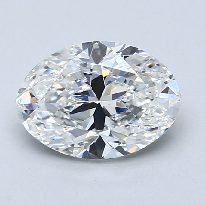 2 Carat Oval - Natural Diamond - 2 - E - VS2 - VG - EX - VG - Diamonds By Rothschild