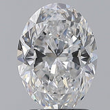 2 Carat Oval - Natural Diamond - 2.01 - D - SI1 - VG - EX - EX - Diamonds By Rothschild