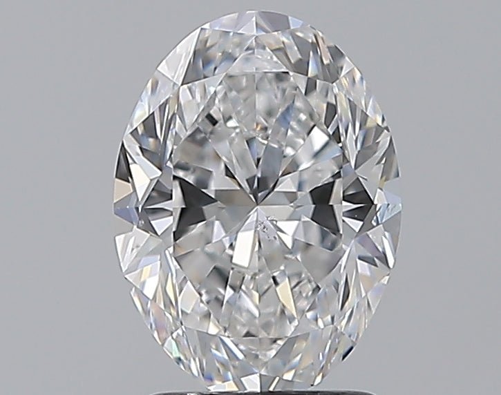 2 Carat Oval - Natural Diamond - 2.01 - D - SI1 - VG - EX - EX - Diamonds By Rothschild