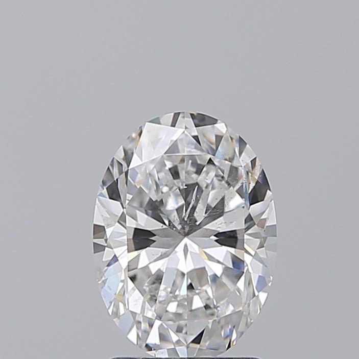 2 Carat Oval - Natural Diamond - 2.01 - D - SI2 - VG - VG - VG - Diamonds By Rothschild