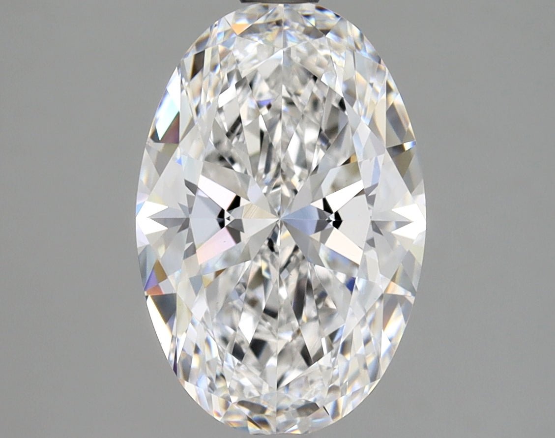 2 Carat Oval - Natural Diamond - 2.01 - D - VS1 - EX - EX - Diamonds By Rothschild