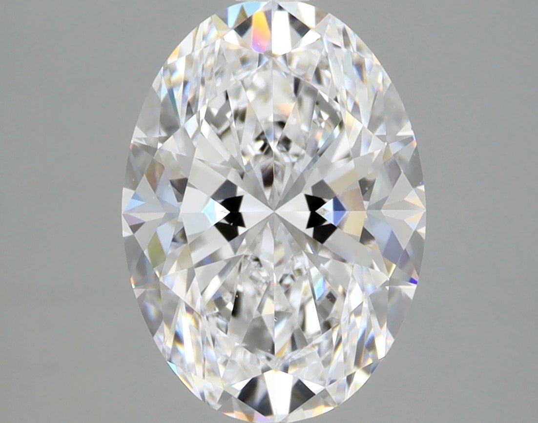 2 Carat Oval - Natural Diamond - 2.01 - D - VS2 - EX - EX - Diamonds By Rothschild