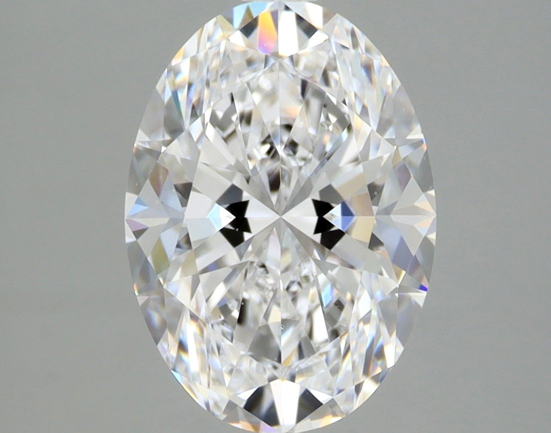 2 Carat Oval - Natural Diamond - 2.01 - D - VS2 - EX - EX - Diamonds By Rothschild