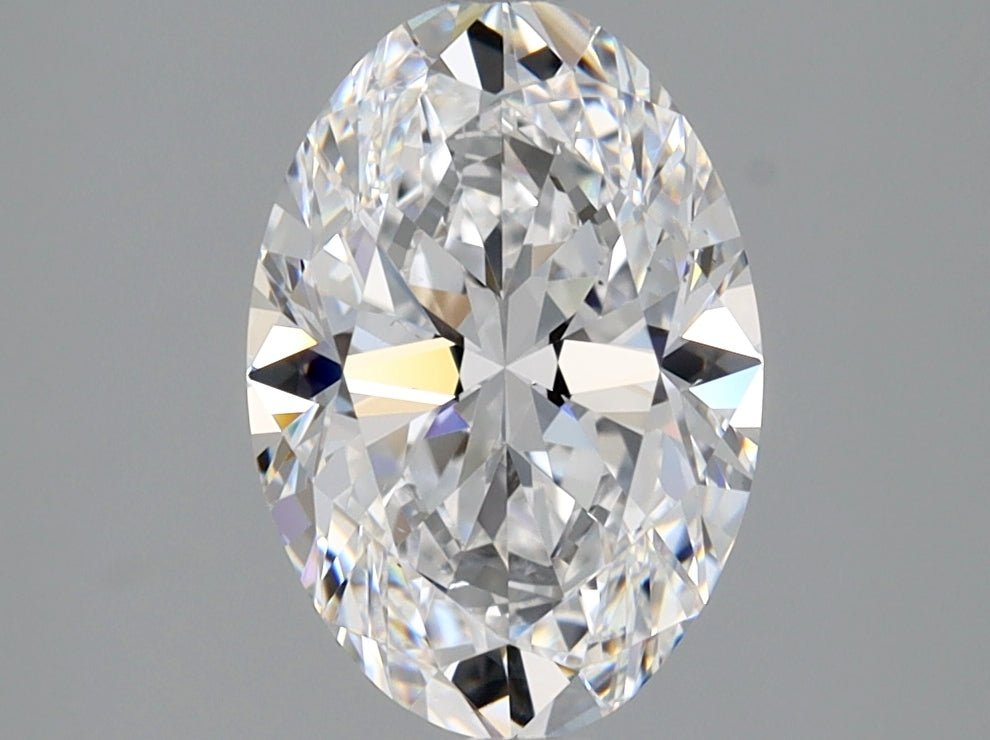 2 Carat OVAL - Natural Diamond - 2.01 - D - VS2 - EX - EX - Diamonds By Rothschild