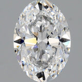 2 Carat OVAL - Natural Diamond - 2.01 - D - VS2 - EX - EX - Diamonds By Rothschild