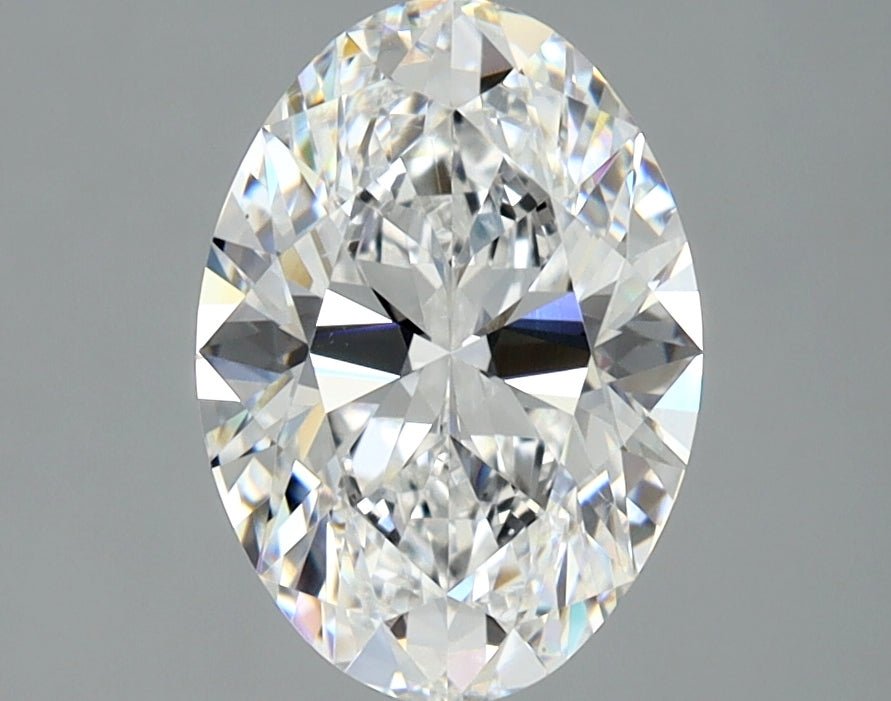2 Carat Oval - Natural Diamond - 2.01 - D - VS2 - EX - EX - Diamonds By Rothschild