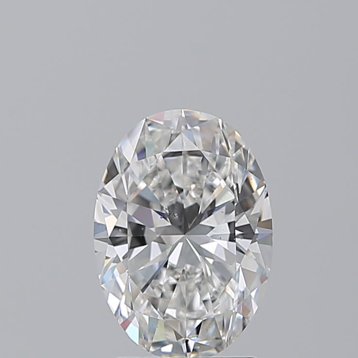 2 Carat Oval - Natural Diamond - 2.01 - E - SI1 - VG - EX - EX - Diamonds By Rothschild