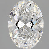 2 Carat Oval - Natural Diamond - 2.01 - E - VS2 - VG - EX - EX - Diamonds By Rothschild