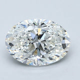 2 Carat Oval - Natural Diamond - 2.01 - E - VS2 - VG - EX - EX - Diamonds By Rothschild