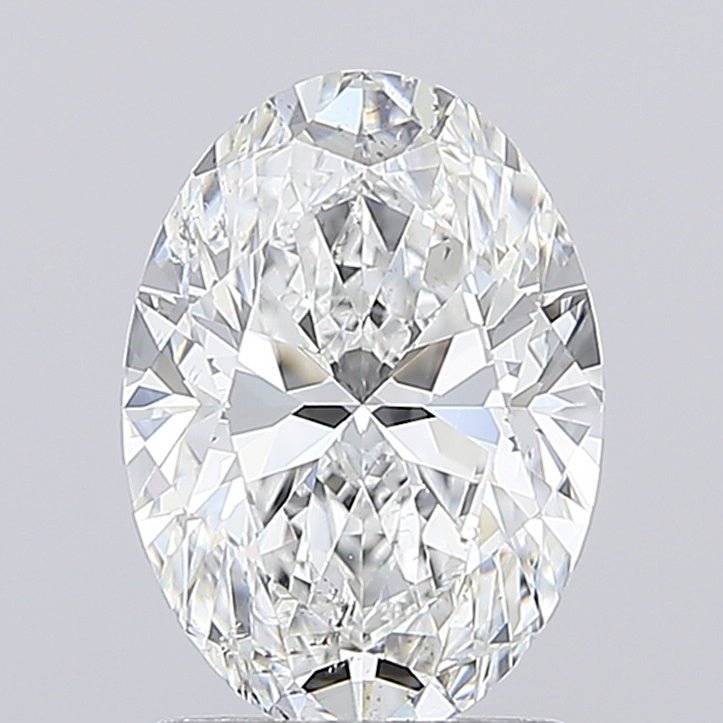 2 Carat Oval - Natural Diamond - 2.01 - F - SI1 - VG - EX - EX - Diamonds By Rothschild