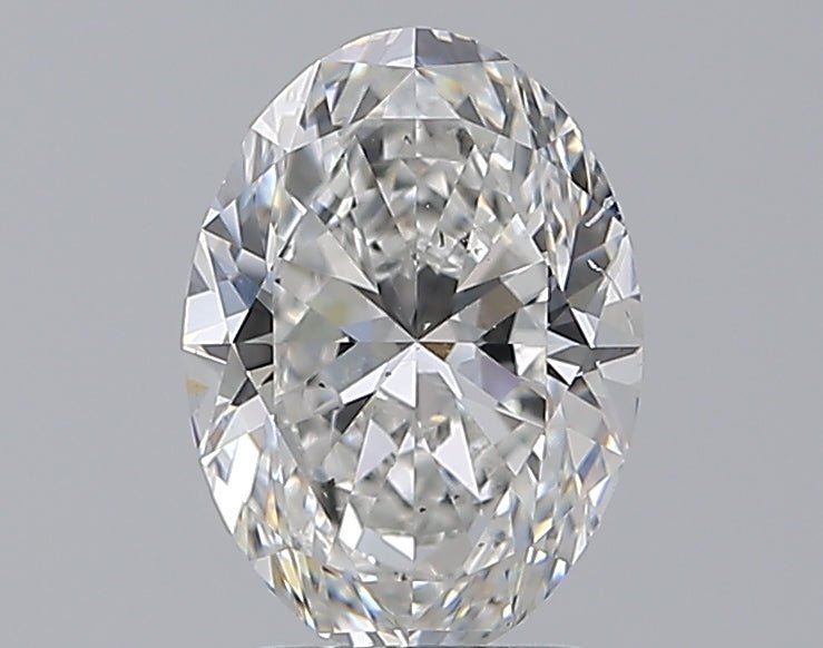 2 Carat Oval - Natural Diamond - 2.01 - F - SI1 - VG - EX - EX - Diamonds By Rothschild