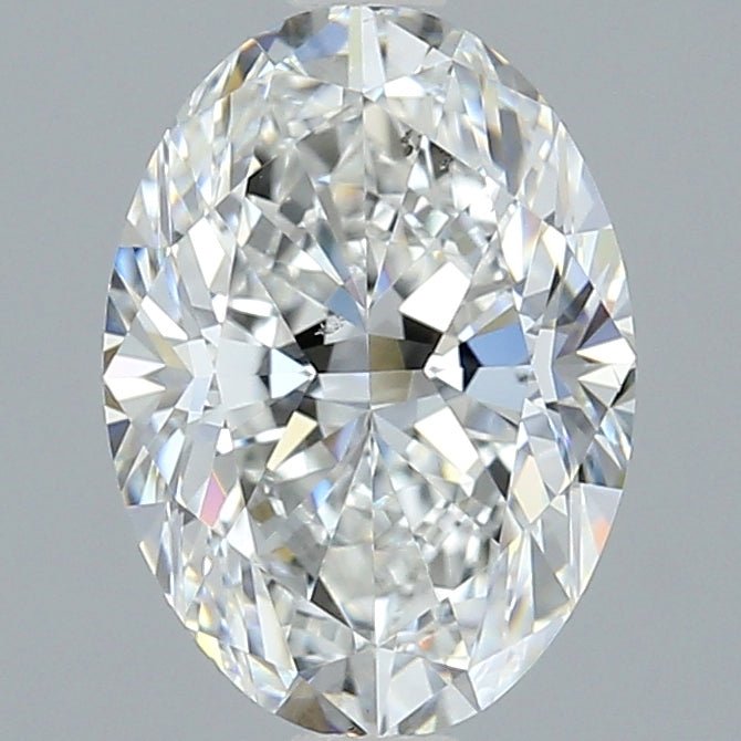 2 Carat Oval - Natural Diamond - 2.01 - F - SI1 - VG - EX - VG - Diamonds By Rothschild