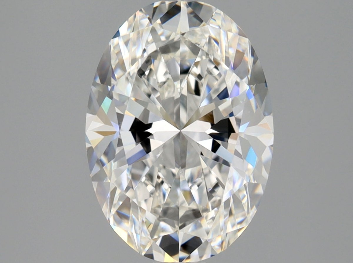 2 Carat Oval - Natural Diamond - 2.01 - F - VS1 - VG - EX - EX - Diamonds By Rothschild
