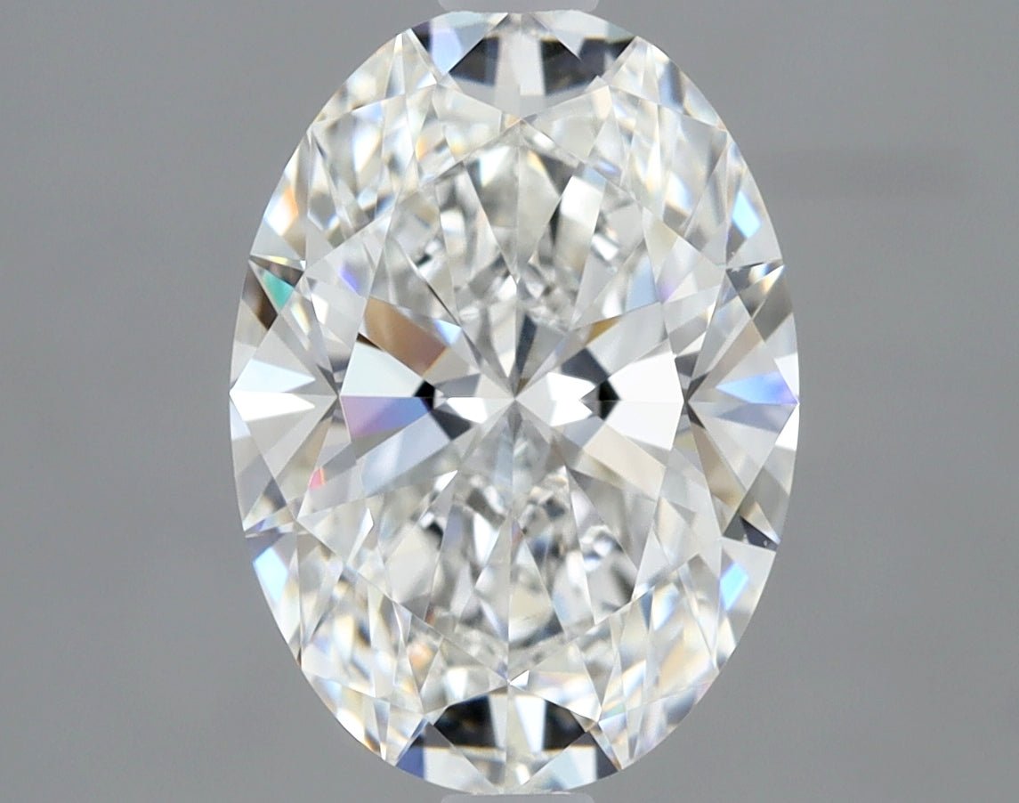 2 Carat Oval - Natural Diamond - 2.01 - F - VS1 - VG - EX - EX - Diamonds By Rothschild