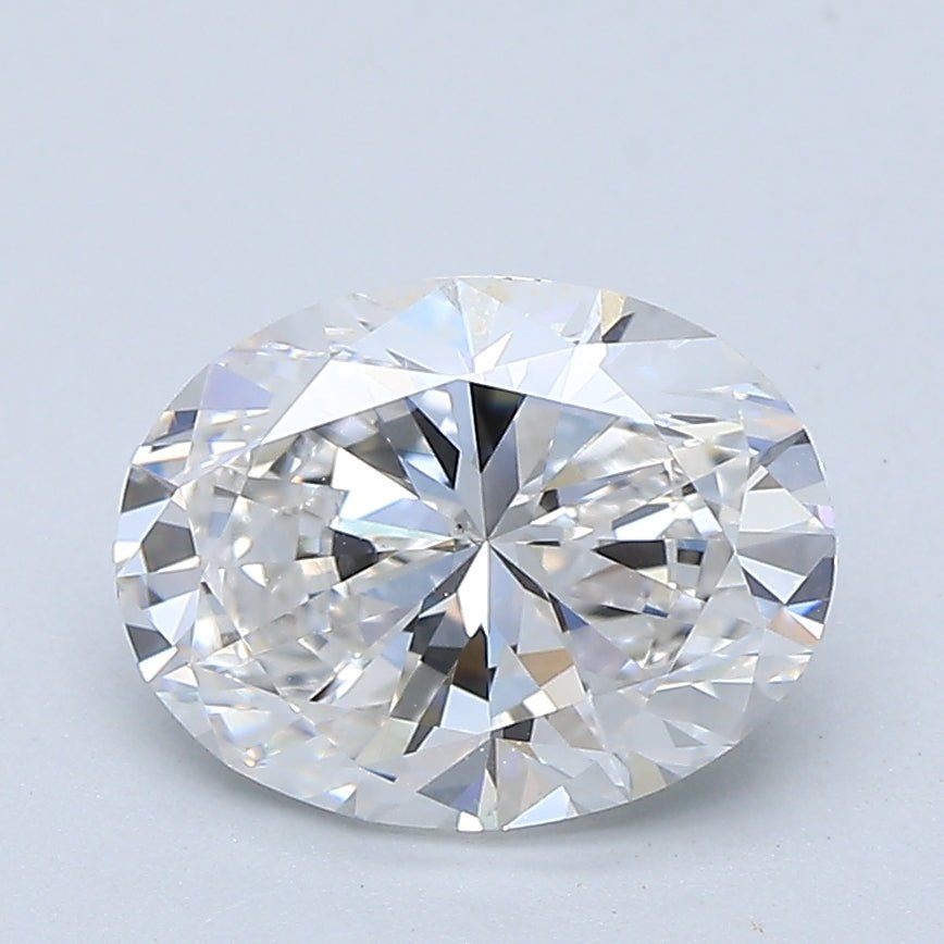 2 Carat Oval - Natural Diamond - 2.01 - F - VS2 - VG - EX - Diamonds By Rothschild