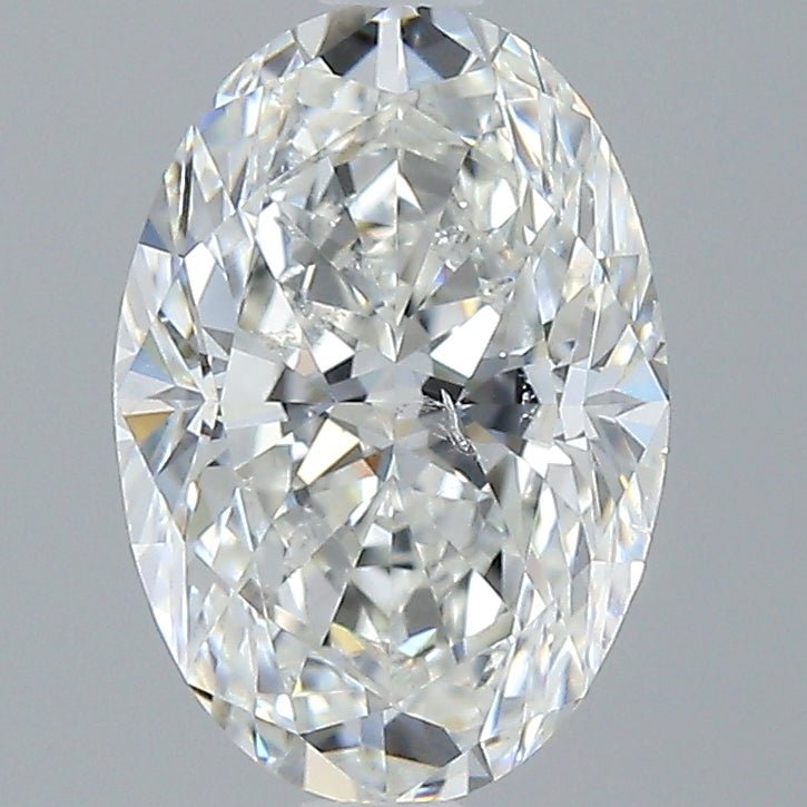2 Carat Oval - Natural Diamond - 2.01 - G - SI1 - VG - EX - EX - Diamonds By Rothschild