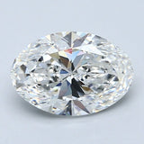 2 Carat Oval - Natural Diamond - 2.01 - G - VS2 - VG - EX - EX - Diamonds By Rothschild