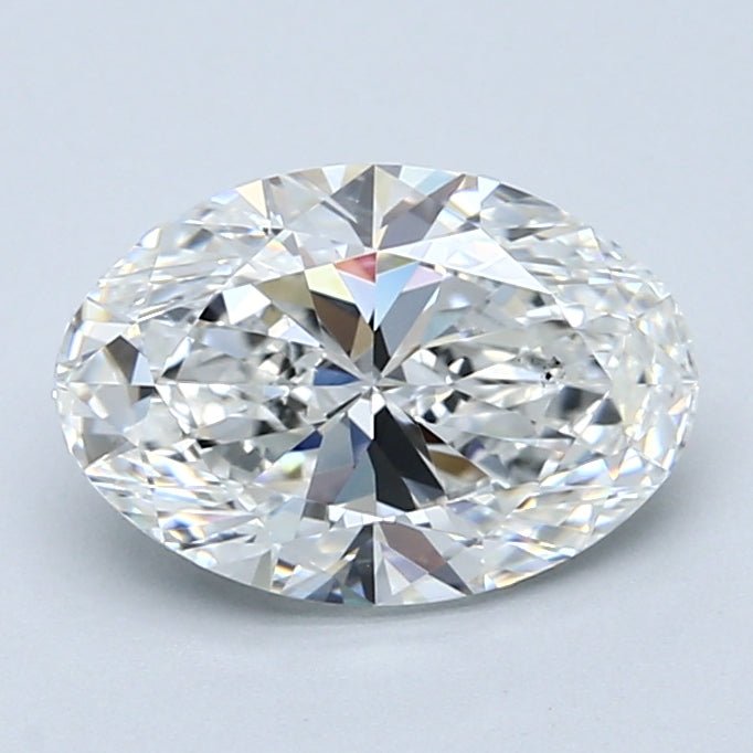 2 Carat Oval - Natural Diamond - 2.01 - G - VS2 - VG - EX - EX - Diamonds By Rothschild